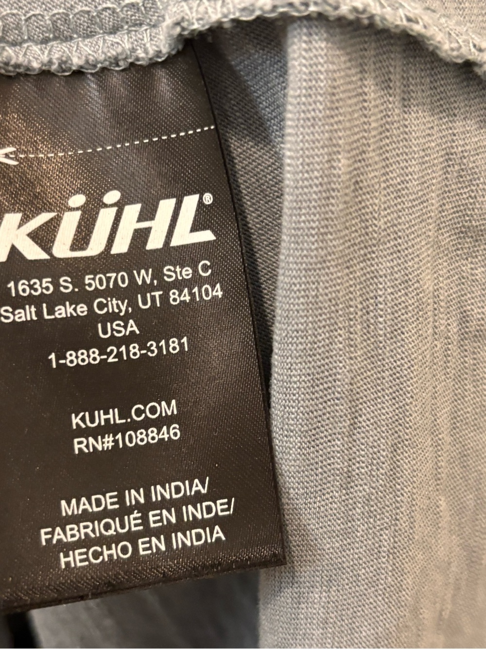 Kuhl Sleeveless V-Neck Embroidered Trim Tank Top - Picture 3 of 5